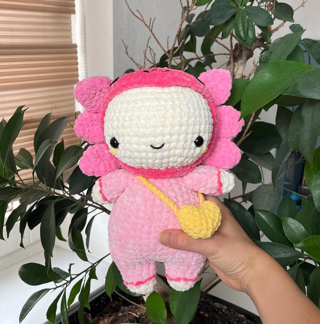 Axolotl Mushie Plush
