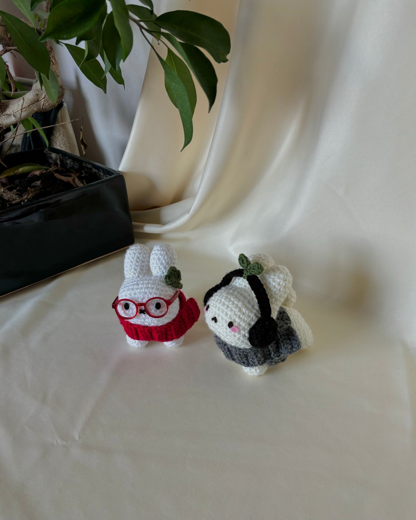 White Bunny Pattern