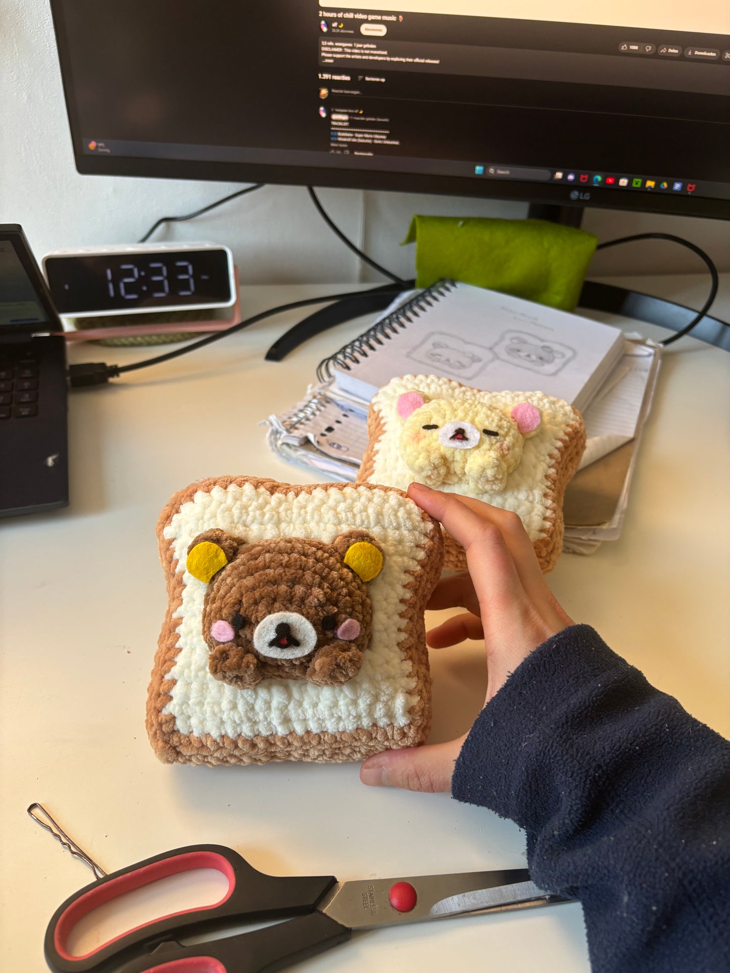 Bear Toast 2-in-1 Pattern
