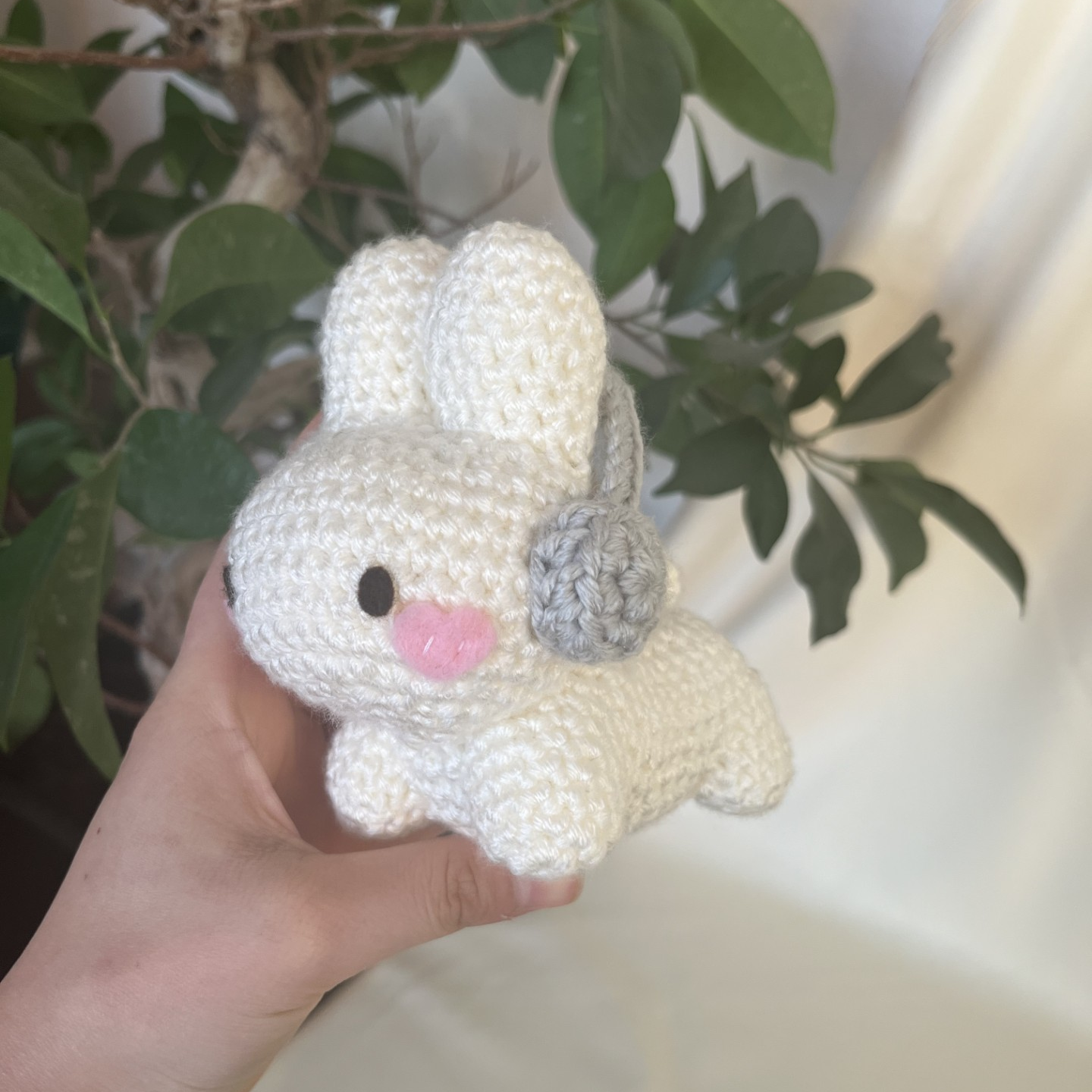 White Bunny Pattern