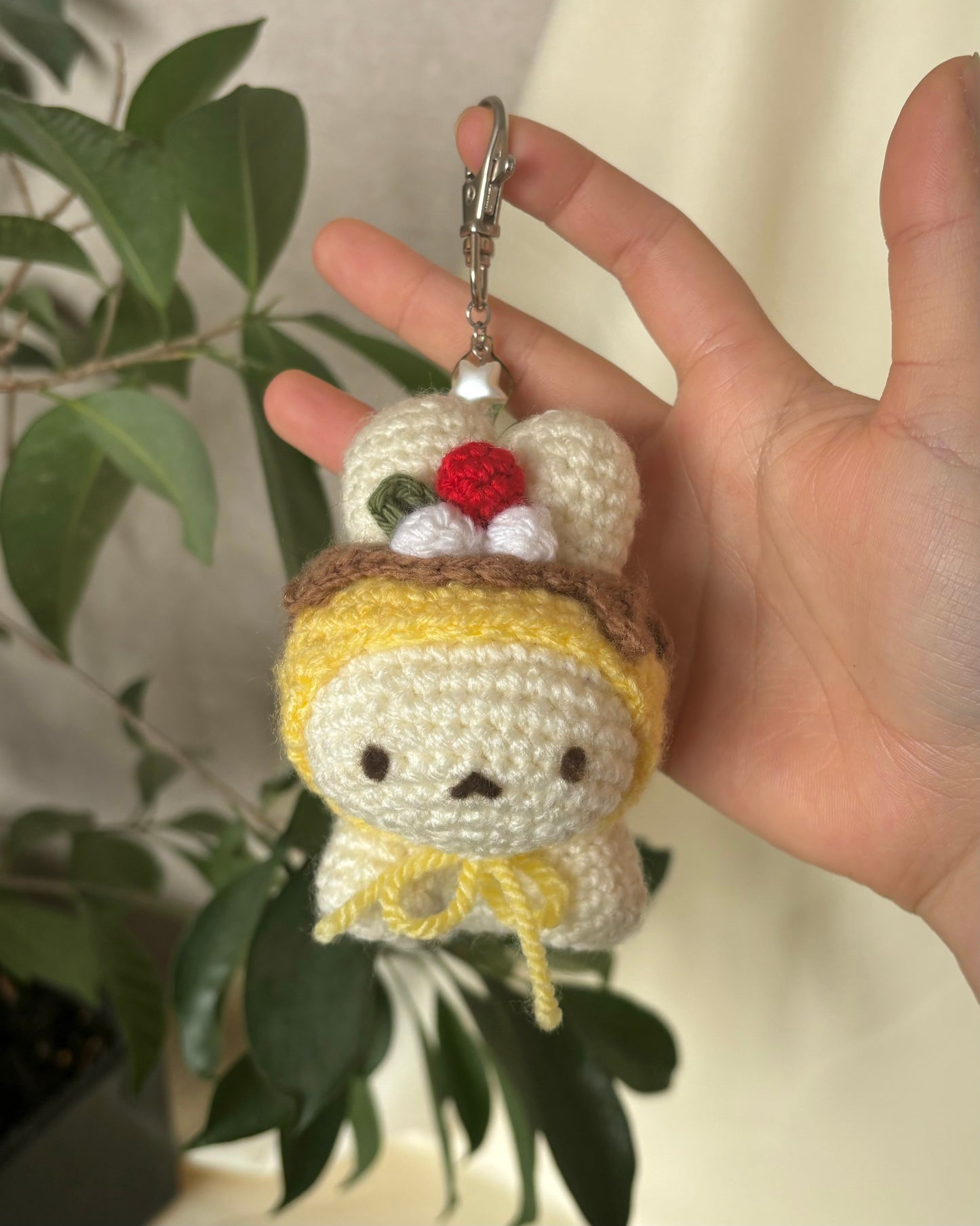 Purin Bunny Keychain