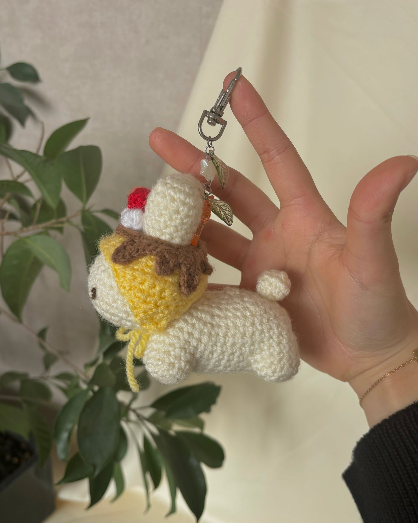 Purin Bunny Keychain