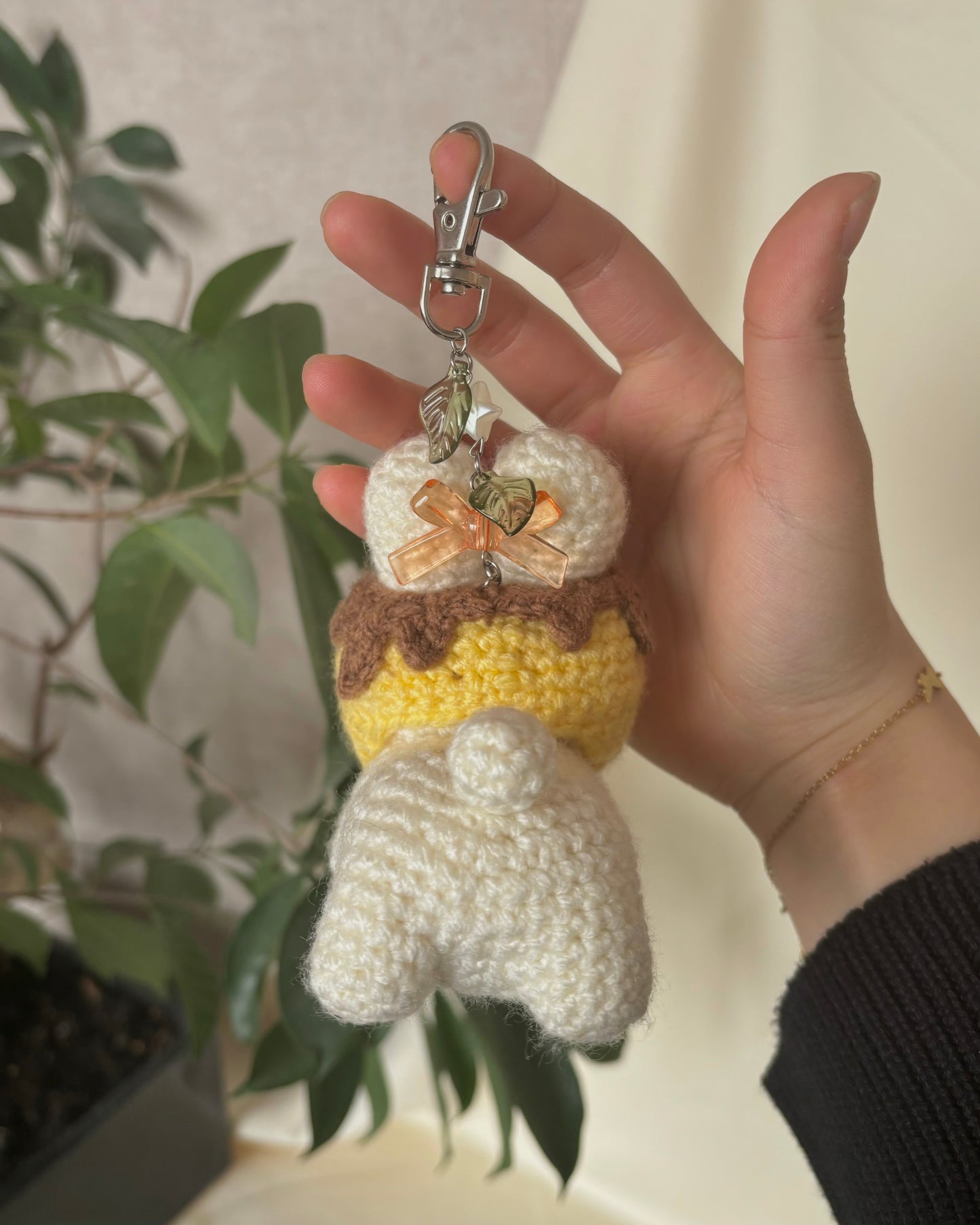 Purin Bunny Keychain