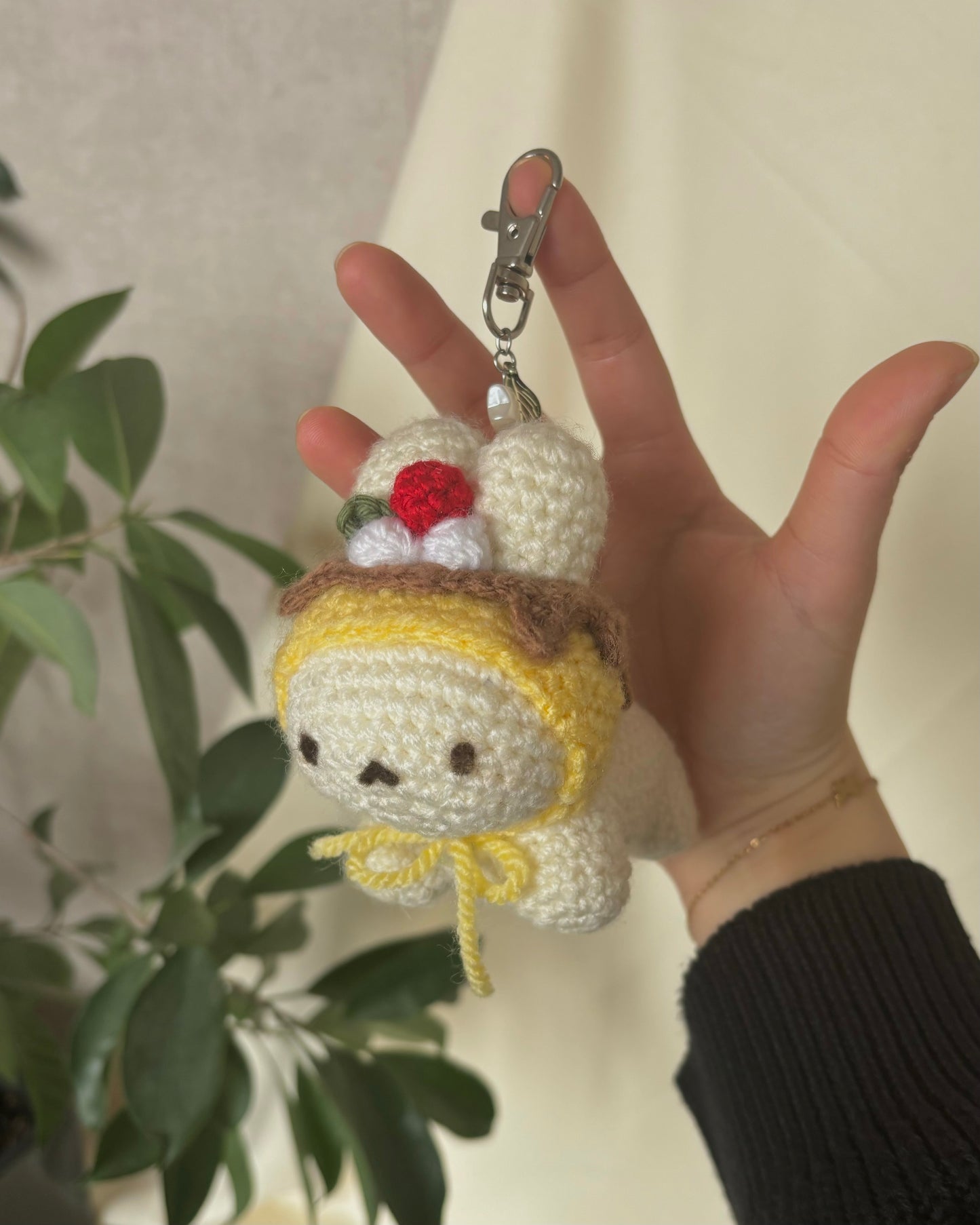 Purin Bunny Keychain