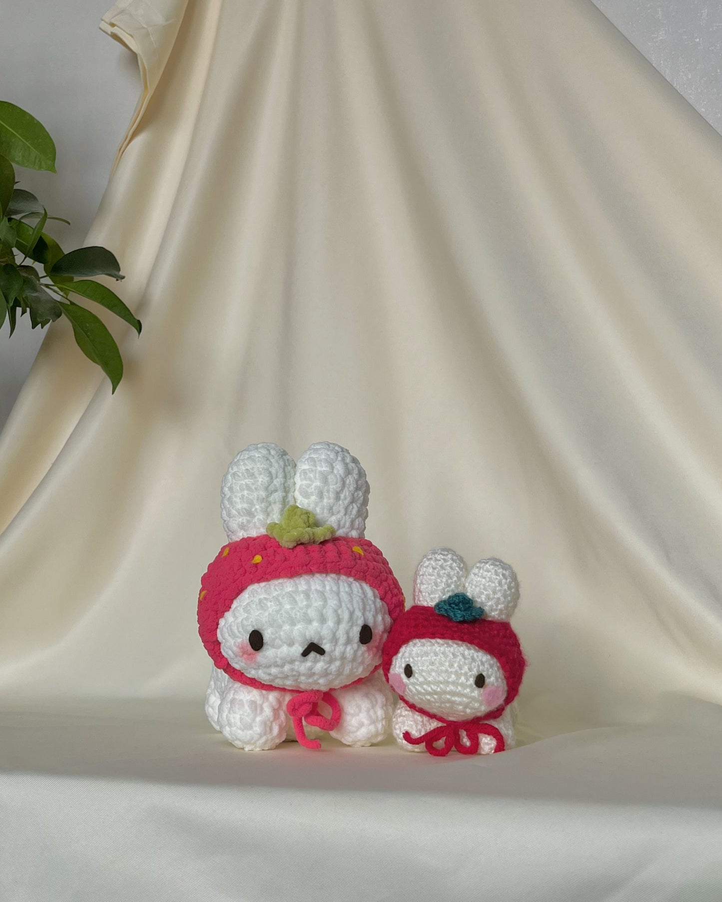 Cute Crochet Bunny with Hat 4 in 1 Pattern