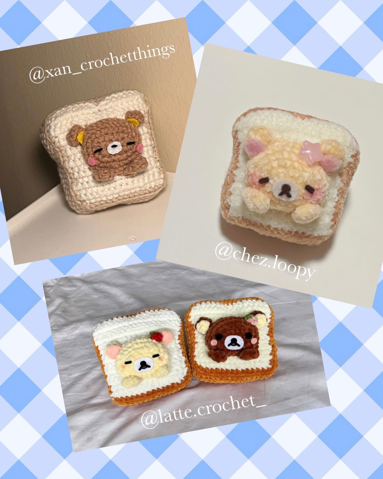 Bear Toast 2-in-1 Pattern