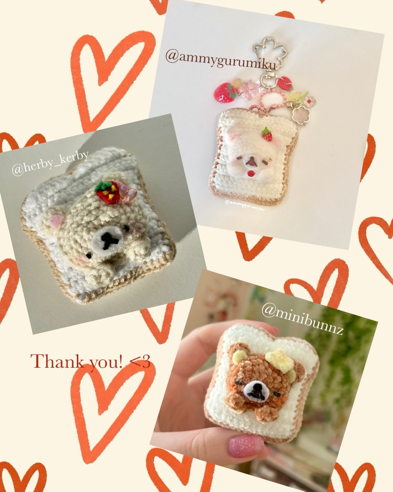 Bear Toast 2-in-1 Pattern