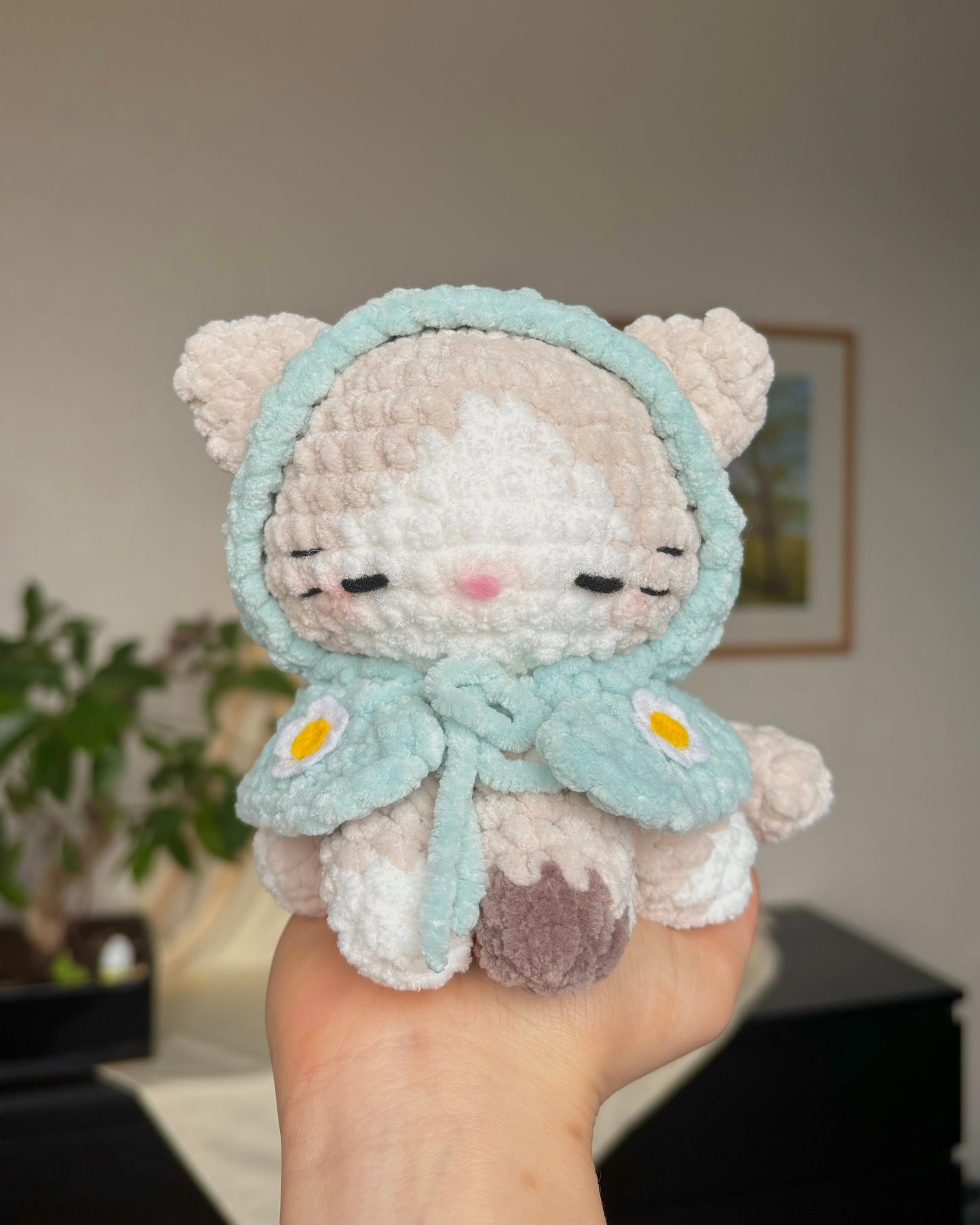 Daisy Poncho Kitty Plush