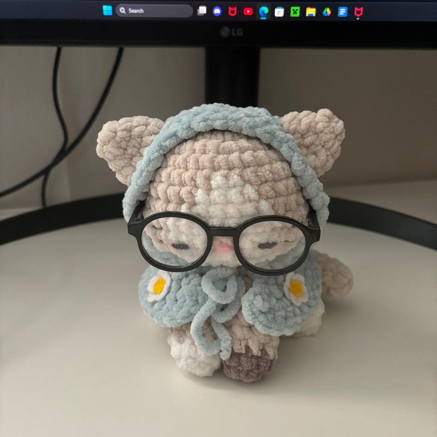 Daisy Poncho Kitty Plush