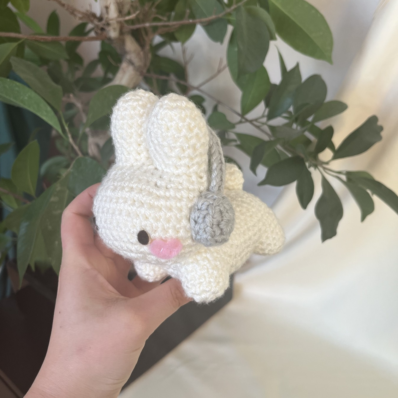 White Bunny Pattern