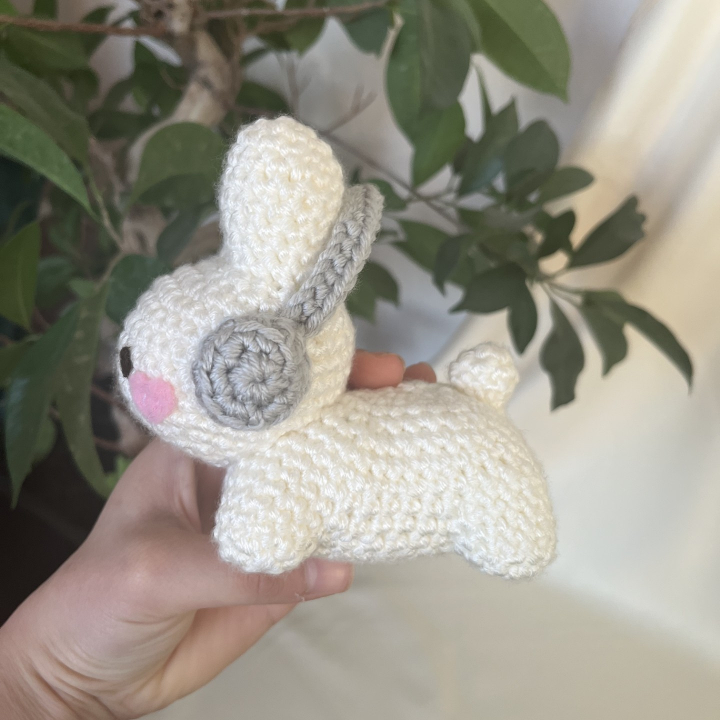 White Bunny Pattern